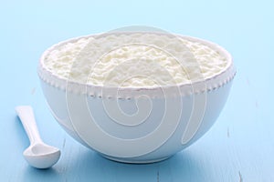 Fresh and healthy cottage cheese