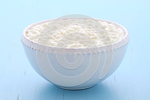 Fresh and healthy cottage cheese