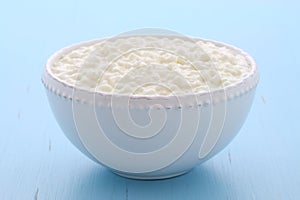 Fresh and healthy cottage cheese