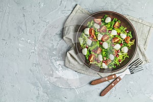 Fresh healthy delicious vegetables salad