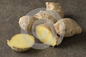 Fresh healthy ginger root