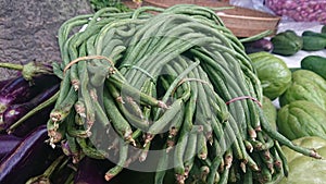 Fresh and healthy green string beans