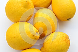 Spanish lemons background photo