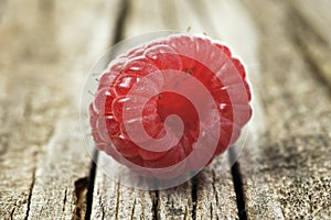 Fresh healthy organic raspberry