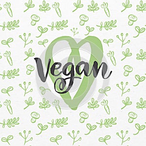 Fresh healthy organic vegan food concept