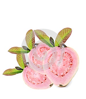 Fresh healthy pink quava fruit