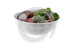 Fresh healthy salad bowl