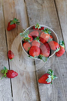 Fresh and healthy strawberries
