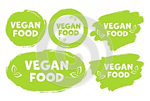 Fresh healthy vegan food drawn illustration. Vector