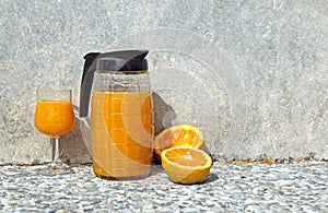 Fresh home made orange juice