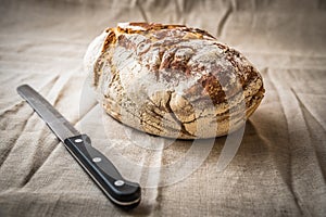 Fresh homebaked bread