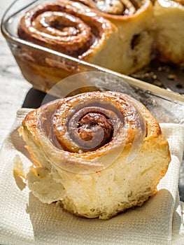 Fresh homemade cinnamon sticky buns