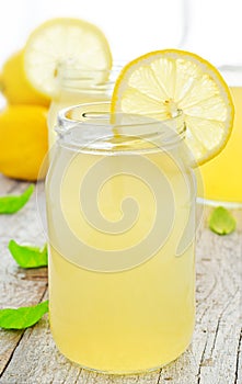 Fresh homemade lemonade