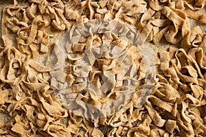 Fresh homemade pasta