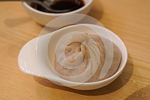 Fresh and hot Chinese dumpling