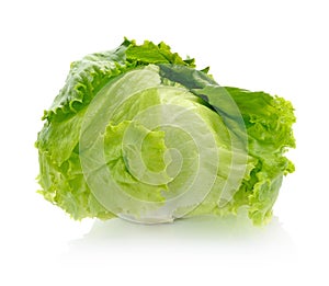 Fresh iceberg lettuce salad