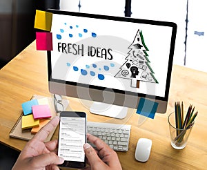 FRESH IDEAS Ideas Design Innovation think Objective Strategy , N