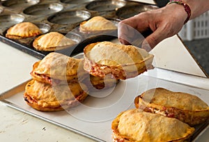 Fresh Italian panzerotti