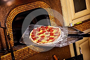 Fresh Italian pizza