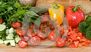 Fresh italian vegetables