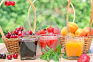 Fresh juices - healthy beverages