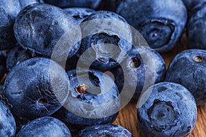 Fresh juicy blueberry vitaminous