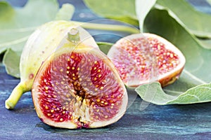 Fresh juicy fig