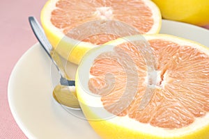 Fresh juicy grapefruits