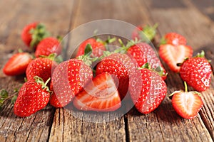 Fresh juicy strawberry