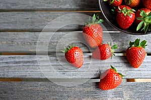 Fresh juicy strawberrys