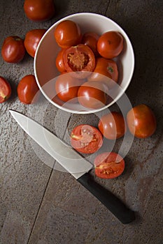 Fresh juicy tomatoes,