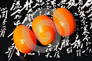 Fresh kumquat fruit