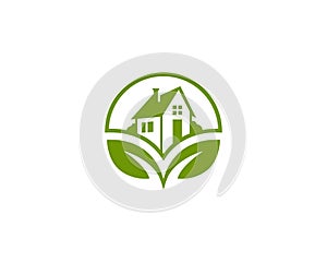 Fresh Leaf and Farm House Logo