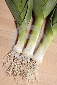 Fresh leeks