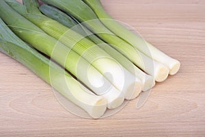 Fresh leeks