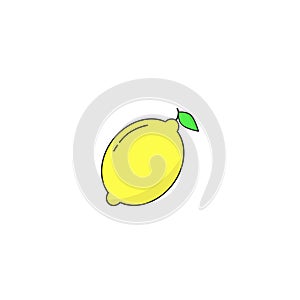 Fresh lemon fruits