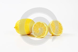 Fresh lemon fruits