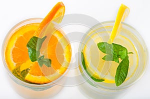 Fresh Lemon and orange juice