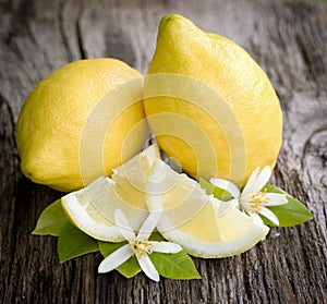 Fresh lemons