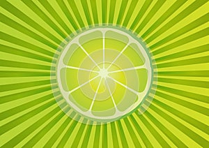 Fresh lime background