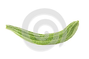 fresh loofah on the white background