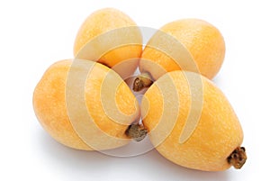 Fresh loquat medlar fruit