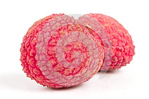 Fresh Lychee fruits close up