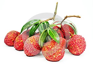 Fresh Lychy fruit and sweet tast redcover fruit photo