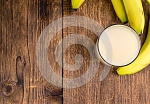 Fresh made Banana Juice