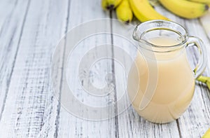 Fresh made Banana Juice