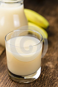 Fresh made Banana Juice