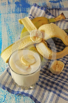 Fresh made Banana Milkshake