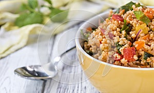 Fresh made Bulgur Salad