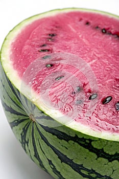 Fresh Magenta Watermelon Closeup photo